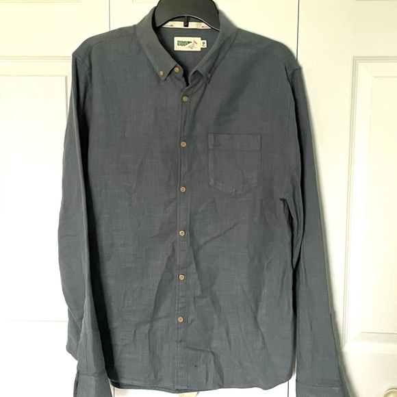Wellen organic cotton men’s button shirt - Picture 1 of 8